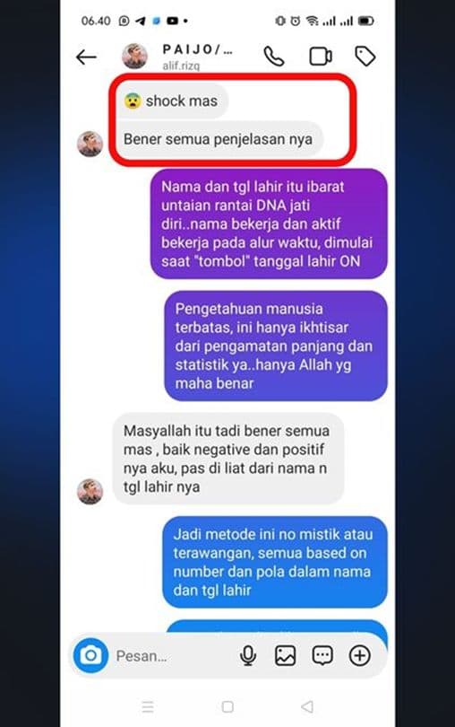Testimoni pelanggan 1